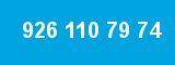 926 110 79 74 926 110 79 74